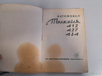 Moskvich Dílenská Příručka manuál - 2