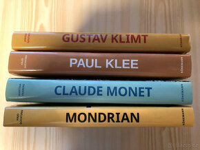 Knihy odborne Claude Monet, Paul Knee,Gustav Klimt,Mondrian - 2