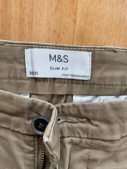 M&S slim Chino kalhoty - 2