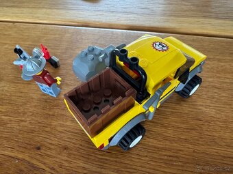 Lego 4200 Těžba 4x4 + 60461 Červený traktor s přívěsem - 2