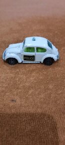 Vintage Corgi Juniors Whizzwheels Volkswagen 1300 Police Car - 2