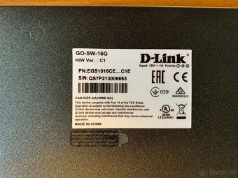 D-Link GO-SW-16G, na prodej 4Ks - 2