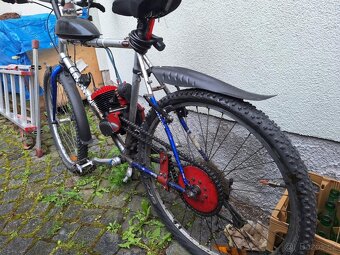 Motokolo 80ccm – silný tah, výfuk chybí, jede skvěle - 2
