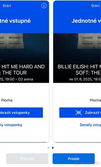 VYMĚNÍM Billie Eilish O2 aréna 1.6.2025 - 2