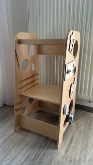Rostoucí učicí věž 3v1 Elis Design – Bublina MAX (75 cm) - 2
