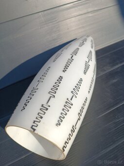 Širm, stínidlo na lustr, lampu, černý dekor Brusel - 2