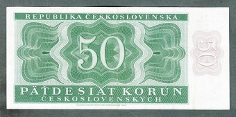 Staré bankovky 50 kčs 1950 pěkný stav - 2