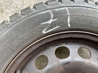 Prodám zimní pneumatiky 205/55 R16 – Vraník (celoprotektor) - 2