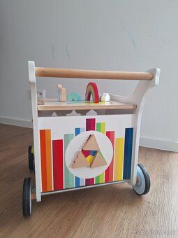 Dřevěné chodítko smallfoot elephant - 2