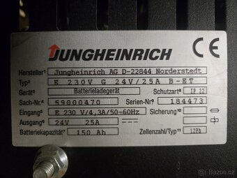 Nabíjecí stanice Jungheinrich - 2