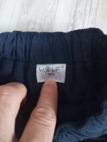 Chlapecké oteplovačky zn. Wolf Velikost 104 - 2
