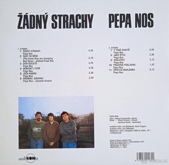 Pepa Nos – Žádný strachy  (LP) - 2