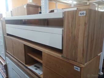 TV stolek LOWBO masiv bílá - 2