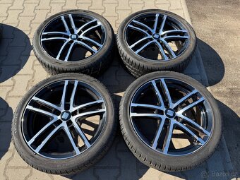 4x al kola 5x100 18 + pneu celoroční 215/45 R18 - 2
