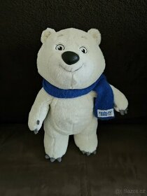 Originál medvídek z Sochi olympiády, 32cm - 2