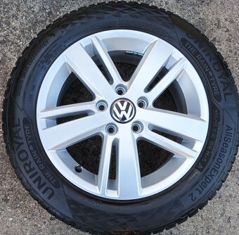 Originál sada disků VW Golf V, VI, Touran, Caddy 5x112 R16 - 2