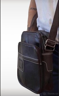Čokoládová cossbody taška - unisex - 2