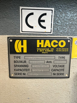 Tabulové nůžky HACO HSLX 3008, r.v. 2006 - 2