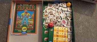 Stolní hry : Super farmář, karty UNO, šachy a magnetic. šach - 2