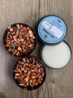 Flobertové náboje RWS cal. 6mm/ .22 - špička 150ks - 2
