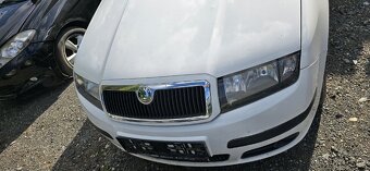 Škoda Fabia 1 kapota, blatníky, nárazník chladiče - 2