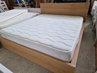 Postel ikea včetně šuplíku 180x200 výška 65 cm - 2