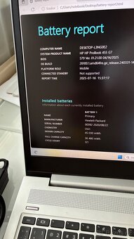HP ProBook 455 G7 - Ryzen 4500U, 16 GB DDR 4, 256 GB NVMe SS - 2