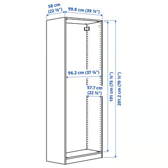 Rám Ikea PAX - 2