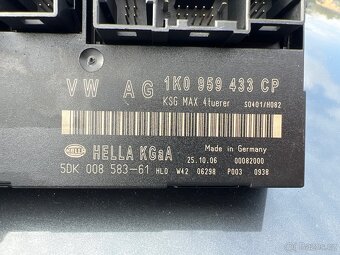 Řídící jednotka komfortu 1K0 959 433 CP - 2