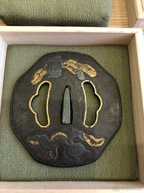 Japonská Starožitná Tsuba - Záštita Japonského Meče - 2