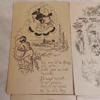 Staré nepoužité pohlednice. - 2