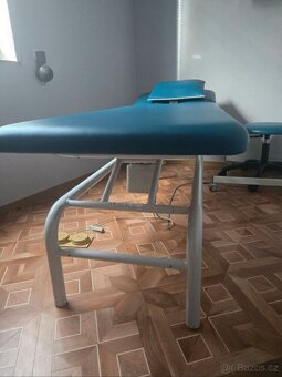 Elektrické Masážní lehátko modré 1 mofor - 2