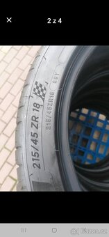 215/45/18  Michelin pilot sport - 2