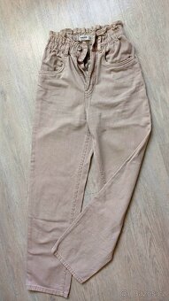 Béžové džíny/ rifle zn. PULL &BEAR a halenka - 2