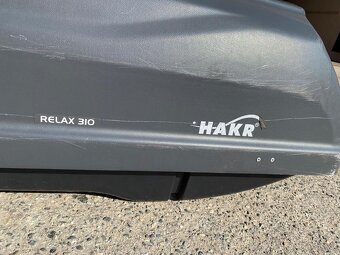 Střešní box Hakr Relax 310 - šedý - 2