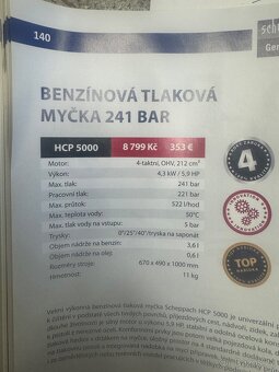 Benzinová tlaková myčka /vapka/ - 2