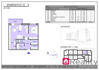 Prodej bytu 2+kk Pohořelice - 2