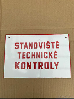 Cedule smaltované různé typy od 400 kč - 2