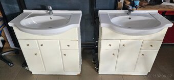 Koupelnove skříňky s umyvadly a bateriemi - 2