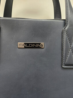 Pánská kožená taška Baldinini tmavě modrá - 2
