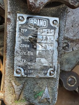 hupcuk BRANO pákový řehtačkový zvedák 3,00m řetěz - 2