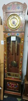 Prodám staré sloupové hodiny malované - 2
