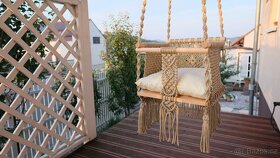 Dětská houpačka makrame - 2