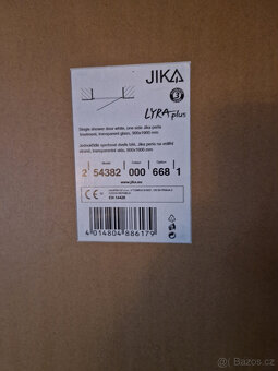 Jednokridle sprchove dvere Jika- sklo - 2