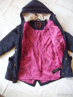 Dívčí bunda zn. Baker - vel. 122 + dárek - 2