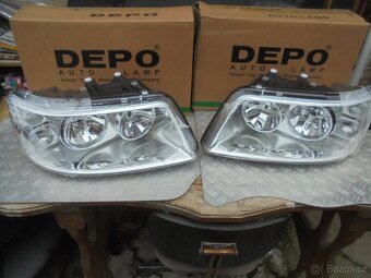 VW T5 , 2003-2009 - Přední světla H7 a H1 - 2