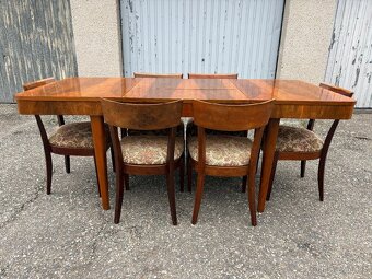 Jídelní stůl a židle Halabala - 2