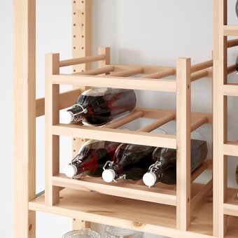 IKEA HUTTEN Stojan na 9 lahví vína - 2