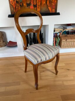 Židle Biedermeier po renovaci - 2
