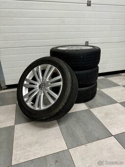 ALU KOLA 5x112, 7Jx17 H2 ET47 SE ZIMNÍ PNEU 215/55 R17 - 2
